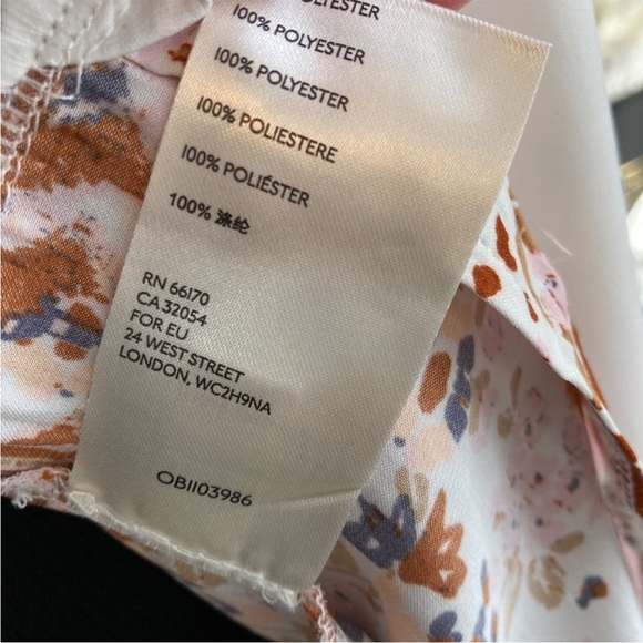 FREE PEOPLE BOHO COTTAGECORE FRONT TIE BLOUSE - Picture 5 of 6